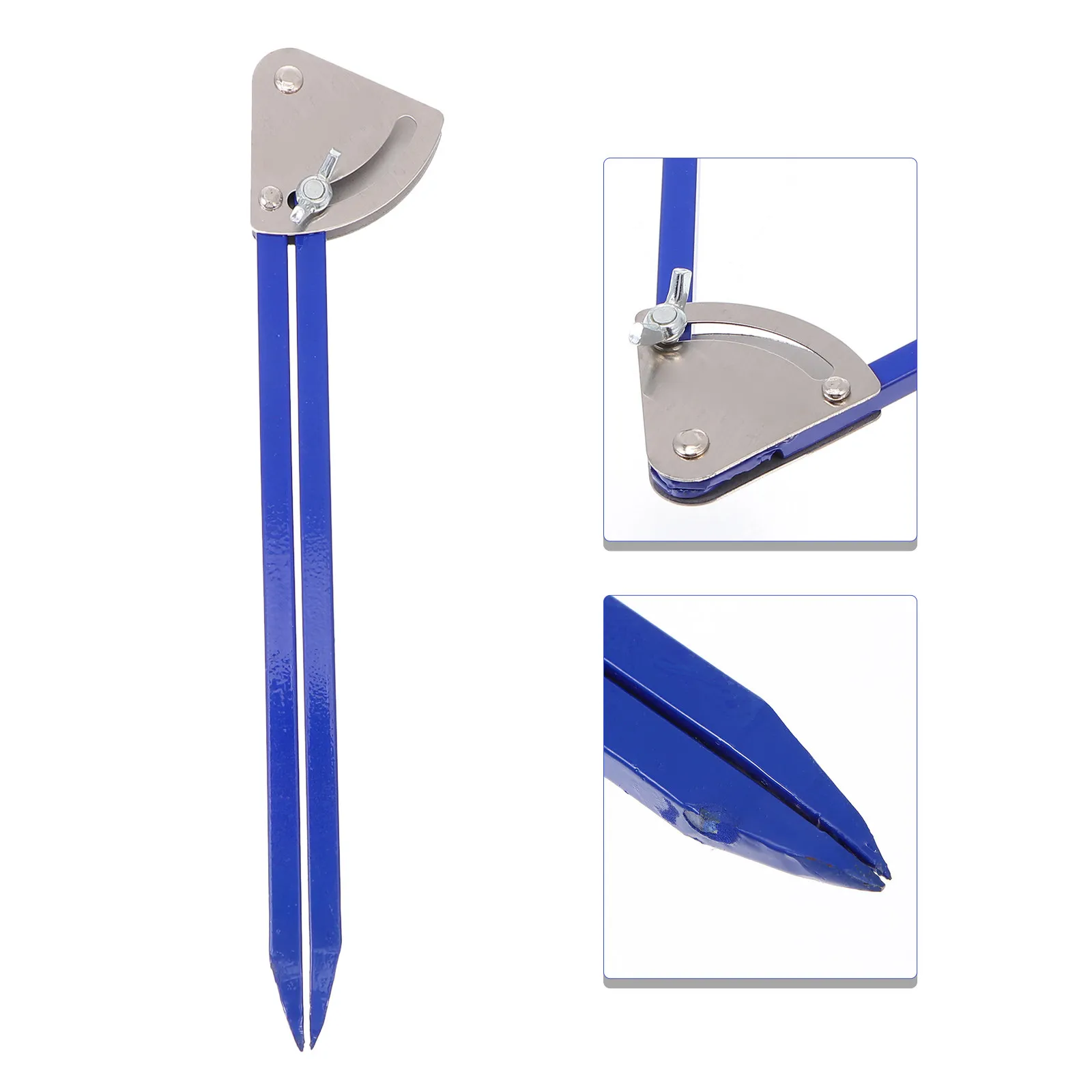 1Pcs Circular Marking Gauge Woodworking Alloy Bow Compass Accurate Adjustable Scribing Gauge for Carpenter Bench Worker