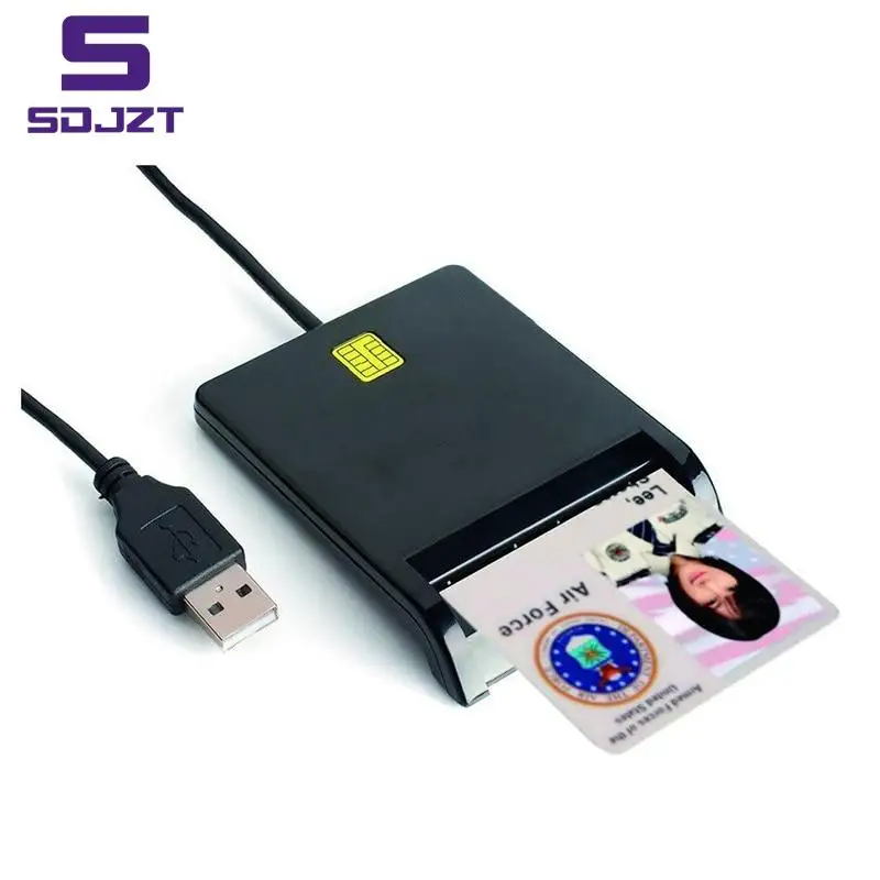 USB Smart Card Reader For Bank Card IC/ID EMV card Reader High Quality for Windows 7 8 10 Linux OS