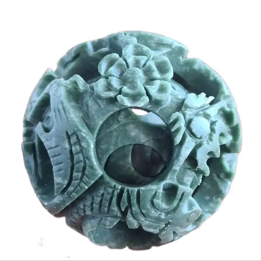 Serpentine Layered Puzzle Sphere Home Decor