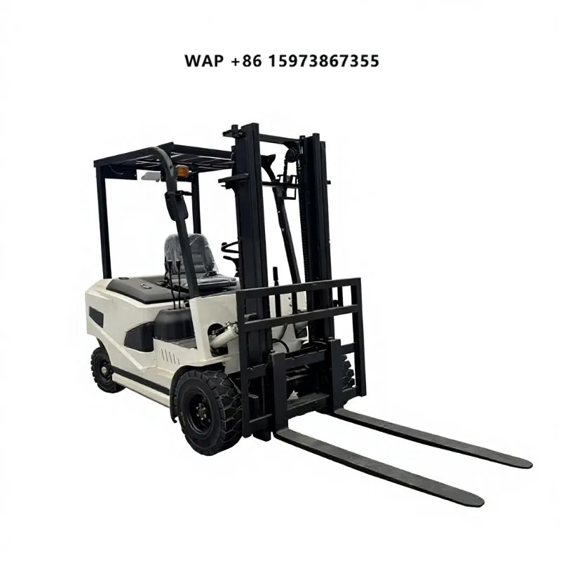 

New Electric Forklift Small Model Battery-Powered Mini Forklift for Farms 1.5-3 Ton 4WD Hydraulic Side Shifter Solid Tire