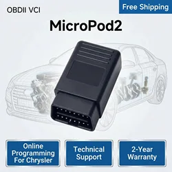 A+ V17.04.27 MicroPod2 Micro Pod2 With Software For Chrysler For Jeep Dod-ge Fia-t MicroPod 2 Support Online Programming