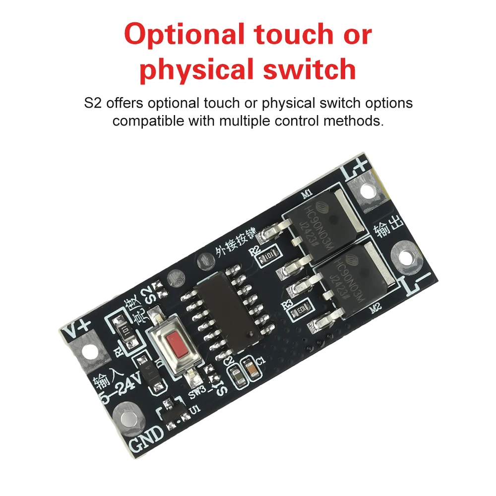 5-24V 100W LED Dimming Module with Soft Start/Stop Function for Low-Voltage LED Strip Lighting