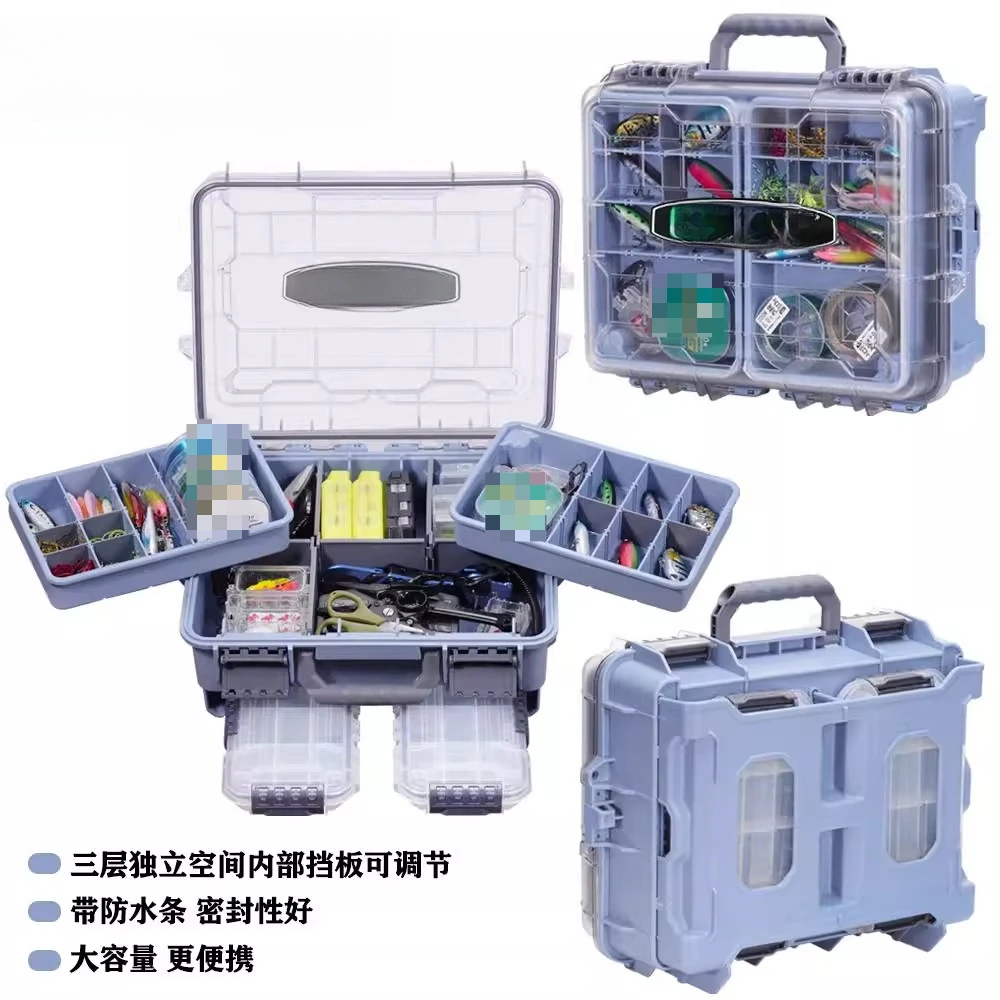 

Multifunctional Fishing Box Fishing Gear Accessories Storage Box Portable Fishing Box Tool