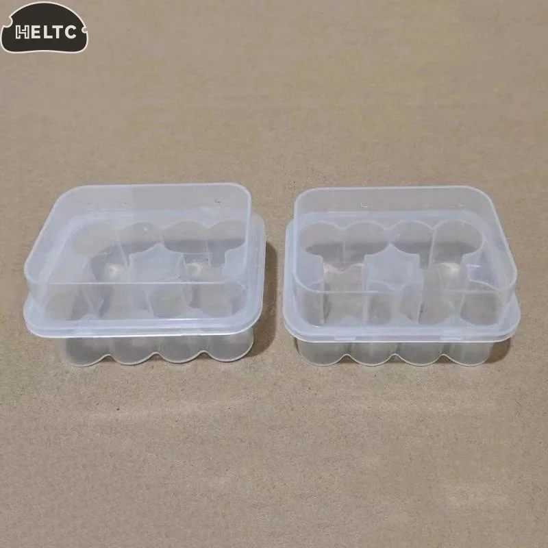 3ML Vial Storage Case Clear Microtube Storage Box Foldable Freezer Tube Box Pixelated Life Supplies Peptide Case