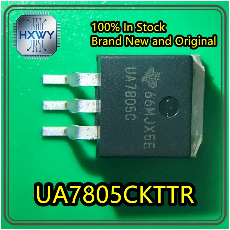 10/50 pieces UA7805CKTTR UA7805C TO-263-3 linear voltage regulator IC new original stock
