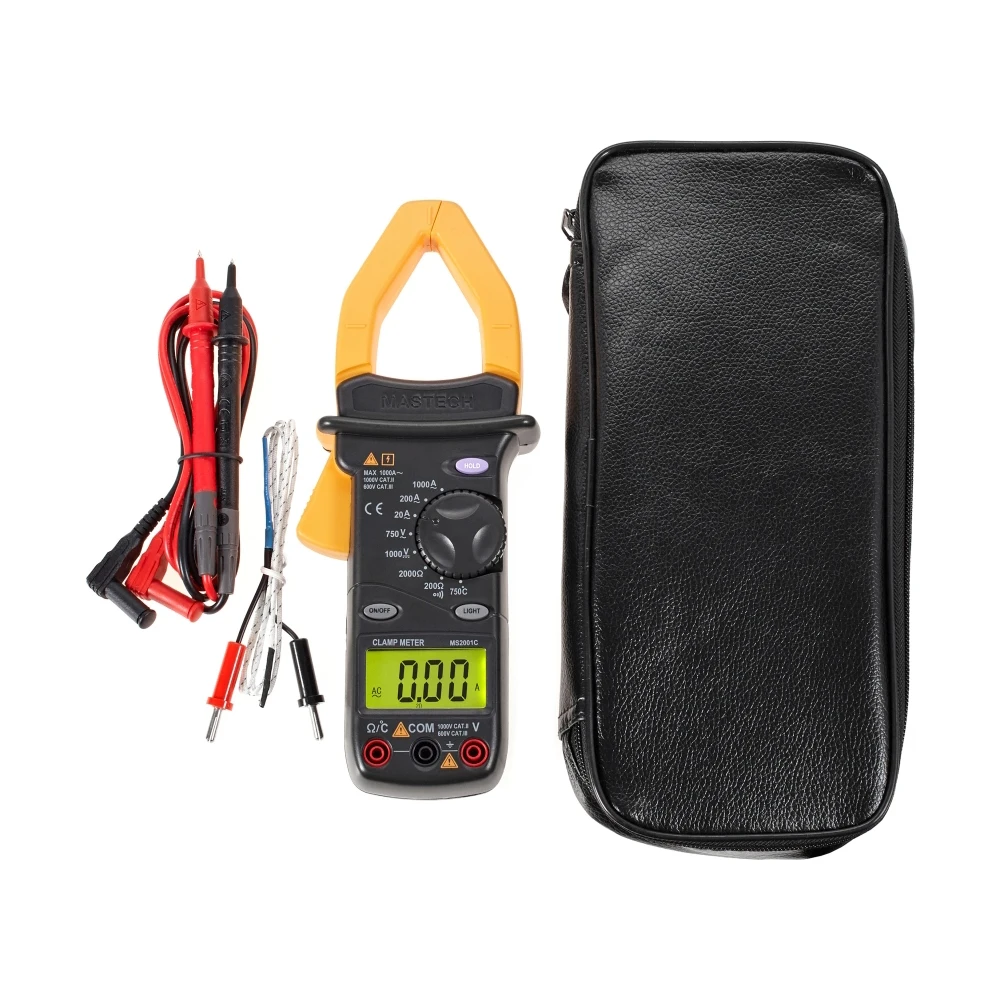 Imagem -04 - Mastech-digital Alta Precisão ac Atual Clamp Meter Capacitor Automático Manutenção de Ferramentas Ms2001 Ms2001c Ms2101
