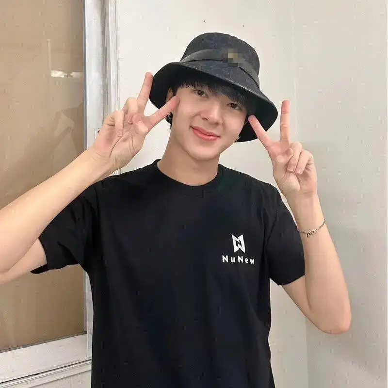 Thai drama Cutie Pie CutiePieSeries NuNew ZeeNunew ZeeNew Costume casual loose student short-sleeved t-shirt Gift