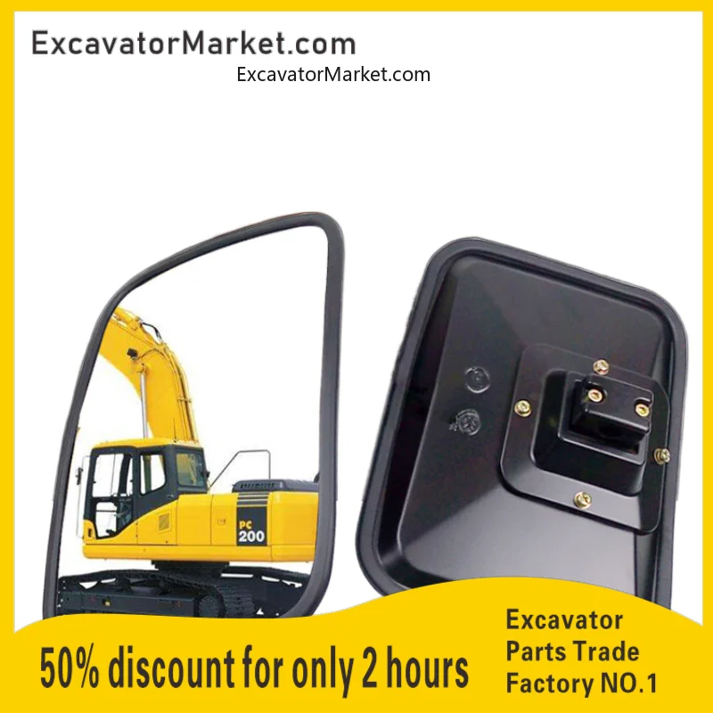 Excavator Parts For Komatsu Pc200/210/220/240-8 Excavator Accessories Reflector Mirror Reverse Mirror Counterweight