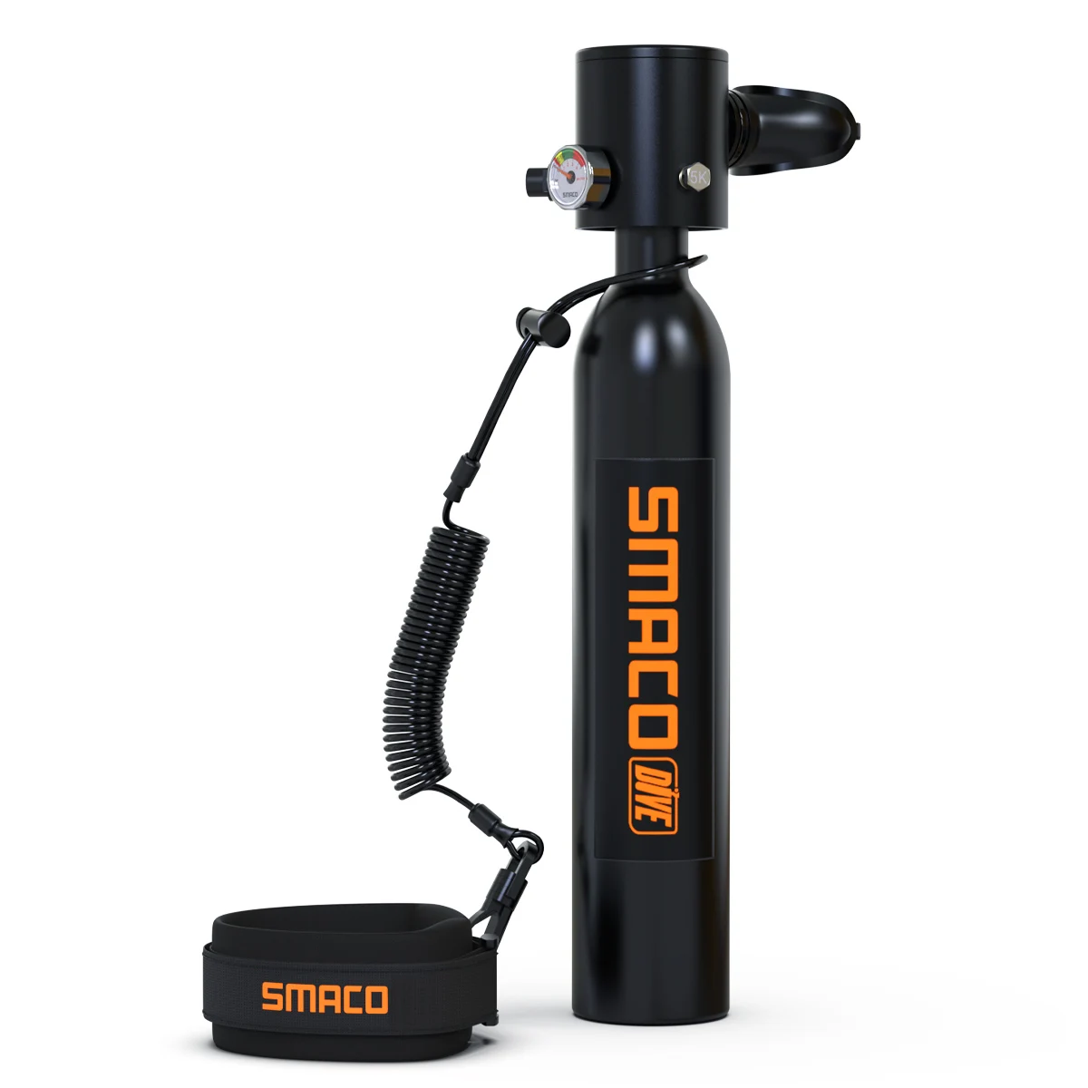 

SMACO S300 0.5L Mini Diving tank with rope Reusable with 5-10 minutes of underwater activity For swimming beginner outdoor trip