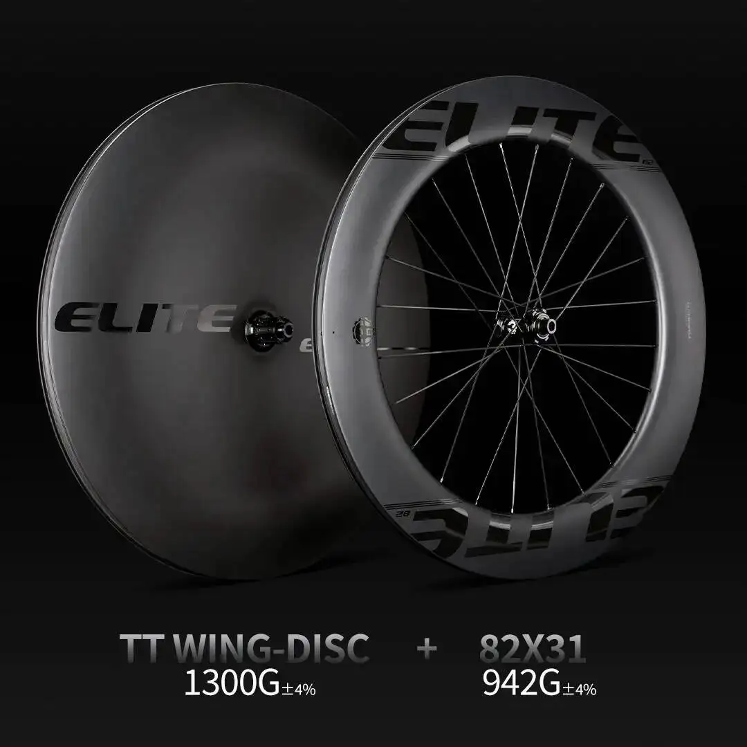 【美品】ELITEWHEELS　TT-WING ディスクホイール リア ELITEWHEELS トライアスロンホイール タイムトライアル ディスク