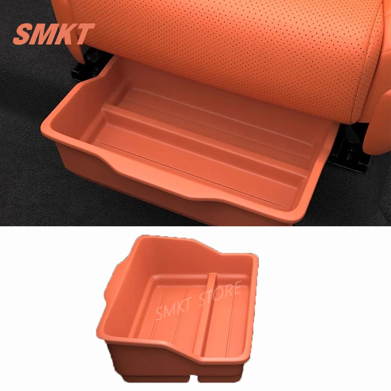 

Car storage for Lixiang L8 L9 rear seat storage box, built-in storage box odorless waterproof and moisture-proof TPE material