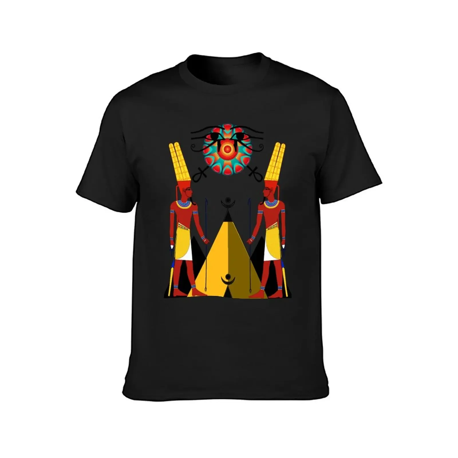 Ancient Egyptian god Amun Amen Ra Kemetic T-Shirt oversizeds anime t shirts tops korean fashion tee shirts for men