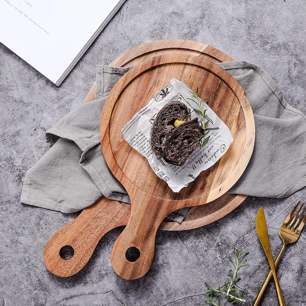 large-peel-with-handle-round-tableware-bakeware-serving-tray-steak-tray-platter-for-vegetables-cheese-cake-steak-bread