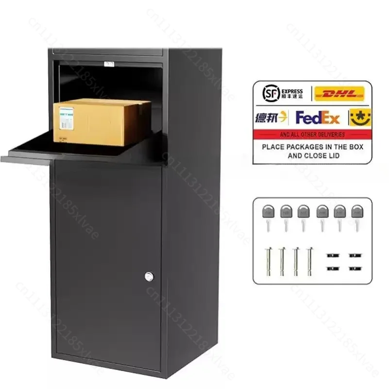 Outdoor Doorstep Delivery & Pickup Box | 96x42x30cm, Household Private Parcel Cabinet