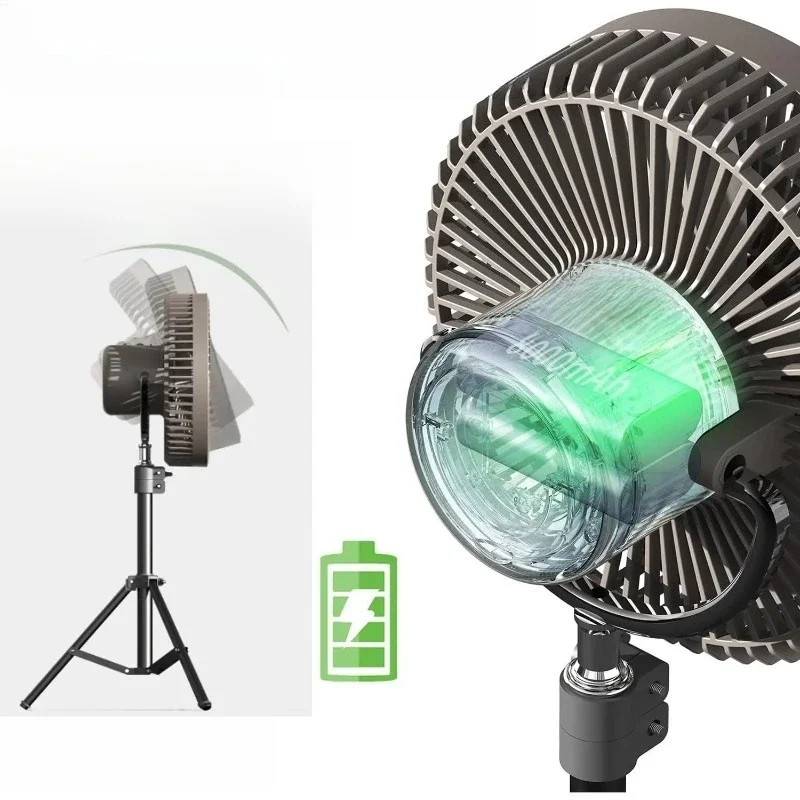 

Travel ceiling 4000 mAh Usb charging power bank portable wearable mini desk outdoor tent camping fan