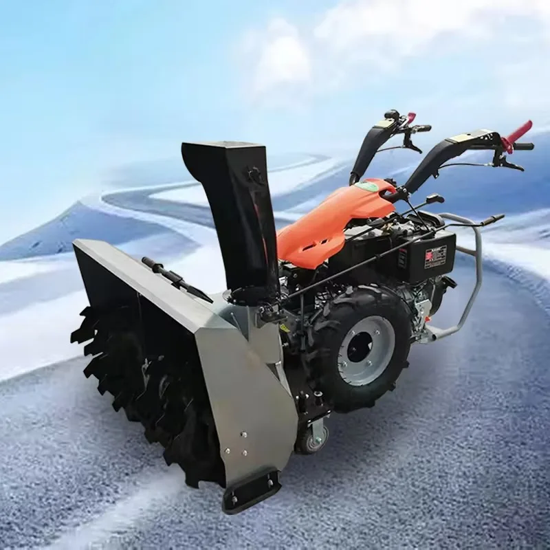 High Quality Hand Push Snow Thrower Road Sanitation Snowplow Fully Hydraulic Snowplow Economy Sweeper Snow Machine