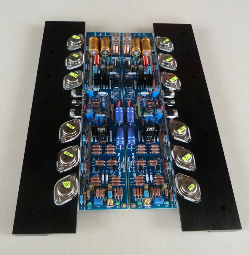 krell KSA50 Class A power amplifier board Gold seal version Plastic version Class A class A and B switching