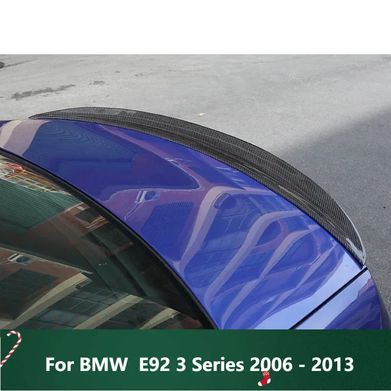 

New！ Trunk Spoiler Carbon Fiber FRP Rear Ducktail Spoiler For BMW E92 3 Series 2006 - 2013