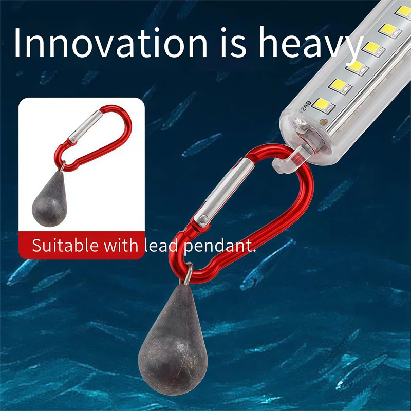 5V 12V LED Strong Light Underwater Fishing Lights Waterproof Super Bright Boat Fishing Lamp Raft Fishing Lighting Night Fishing