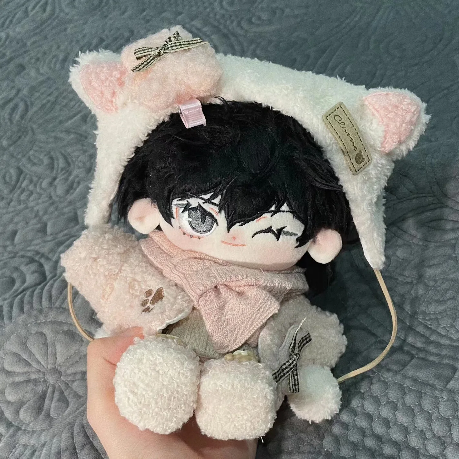 Anime Attribute Role Amamiya Ren Handsome Boy Cosplay Soft Plush Doll Body Dress Up Cotton Stuffed Toys Dolls 20cm Figures Gift