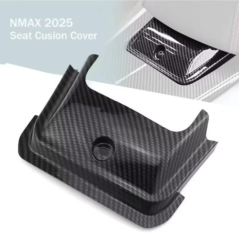 Bracket Carbon Fiber Cover Accessories NEW Motorcycle Seat Cushion Decoration Cover For Yamaha NMAX155 V3 2025 Seat