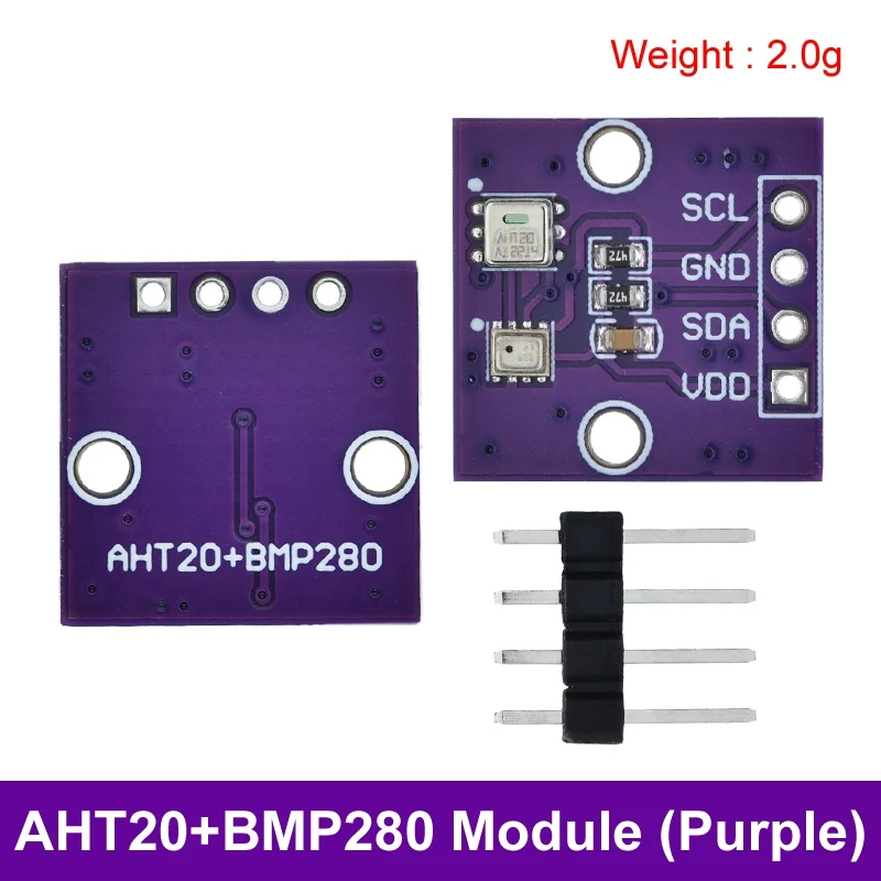 AHT20+BMP280 Temperature Humidity and Air Pressure Module High-precision For Arduino