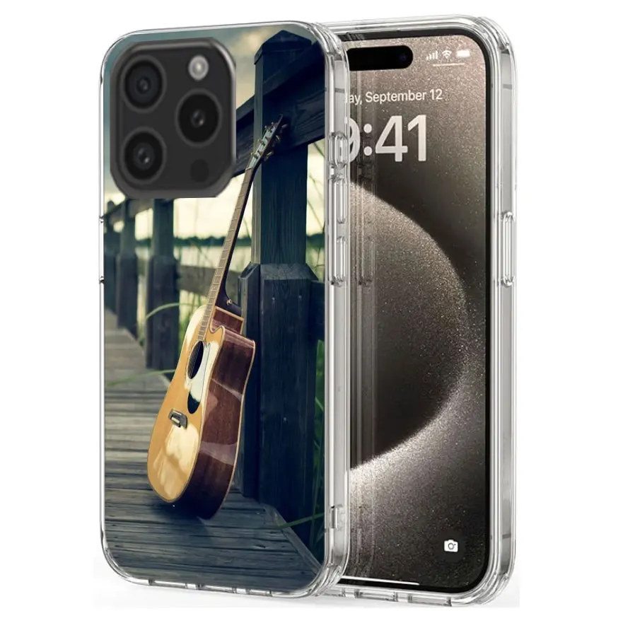 Bass Guitar Strings Music Guitares Instrument Clear Phone Case For Apple iPhone 12 13 Mini 11 14 15 16 Pro Max Cover XS MAX XR S