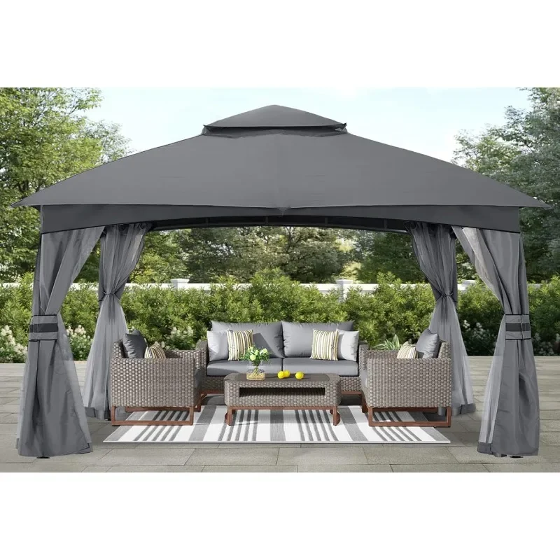 

ABCCANOPY Outdoor Gazebo - Patio Gazebo with Mosquito Netting, Outdoor Canopies for Shade and Rain for Lawn, Garden