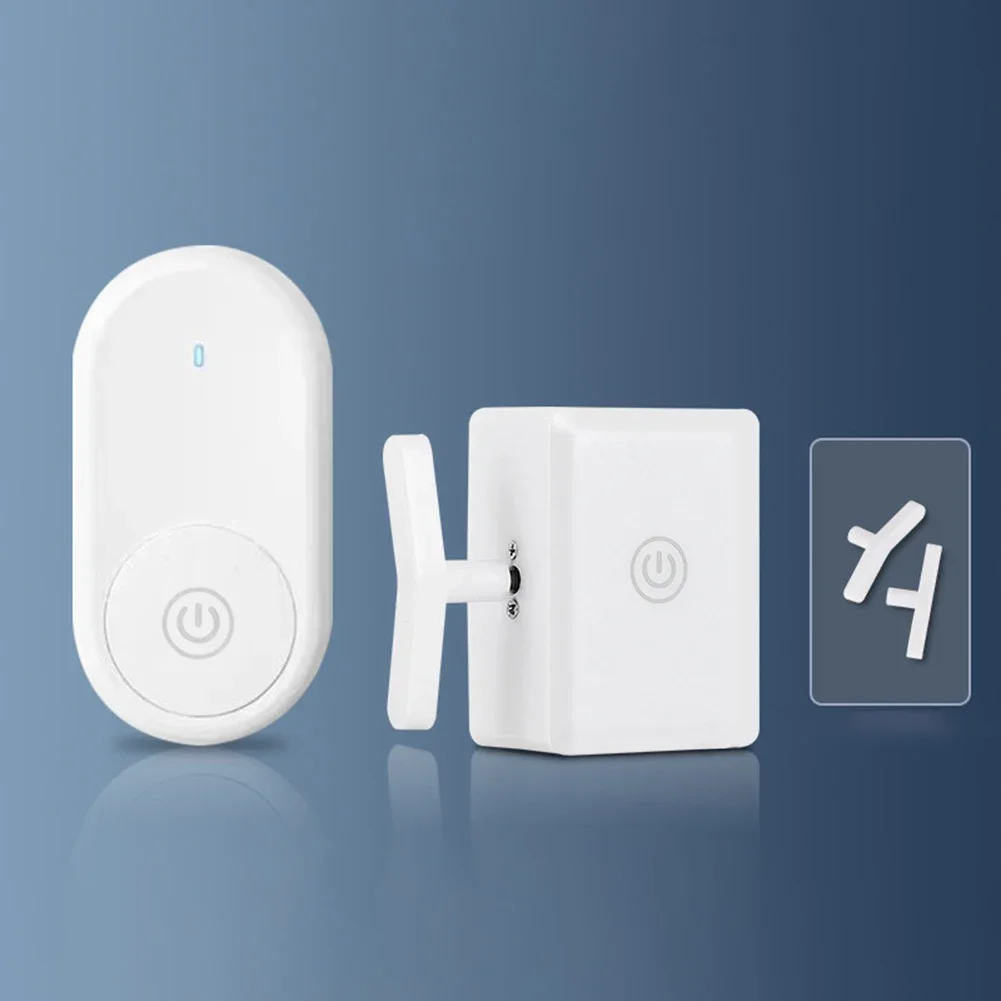 Light Switch 51*54mm RF Control Battery Powered Long Control Distance Ready To Use Remote Button 100 Days Usage