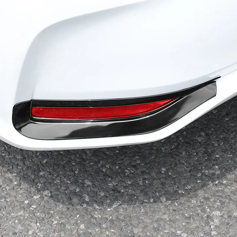 ABS Car Rear Fog Light Lamp Cover Trim Bumper Reflector Decoration Accessories For Toyota Corolla E210 2019-2021 2022 2023 2024 view 4