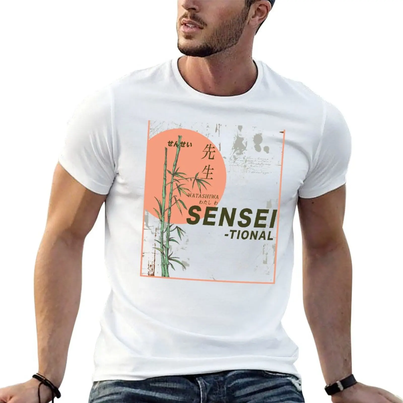 Sensei Japanese T-Shirt essential t shirt shirts graphic tees compression shirt men
