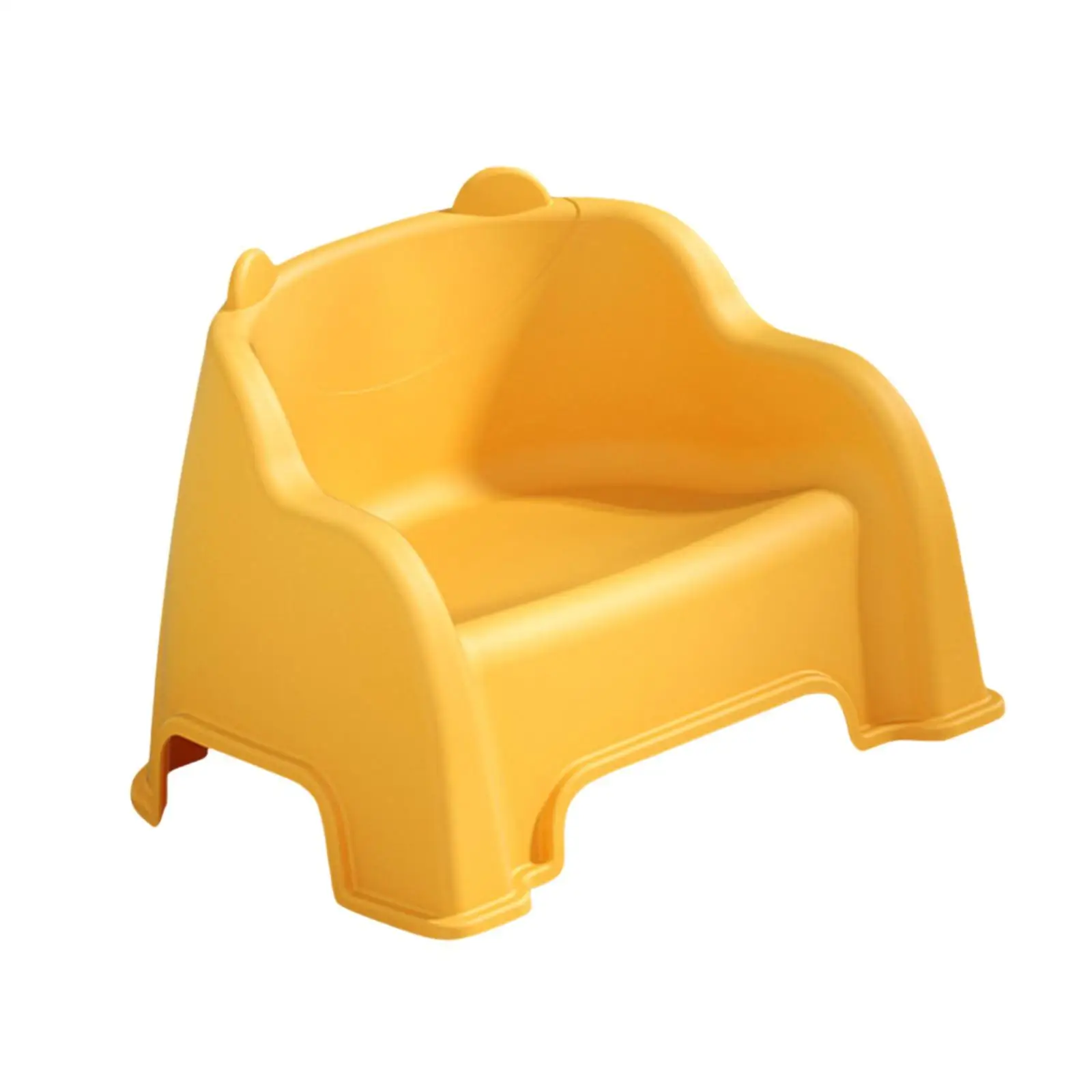

Small Stool with Back Support Stable Footstool Sturdy under Desk Footrest Kids Stool Shoe Changing Stool for Playroom Kitchen