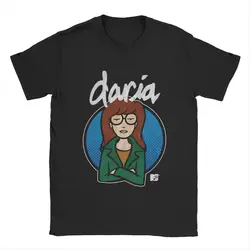 Men Vintage Wonder Cartoon D-Darias Movie T Shirt Strong Woman Bravery MTV Cotton merchandise Short Sleeve Tees Printed T-Shirt