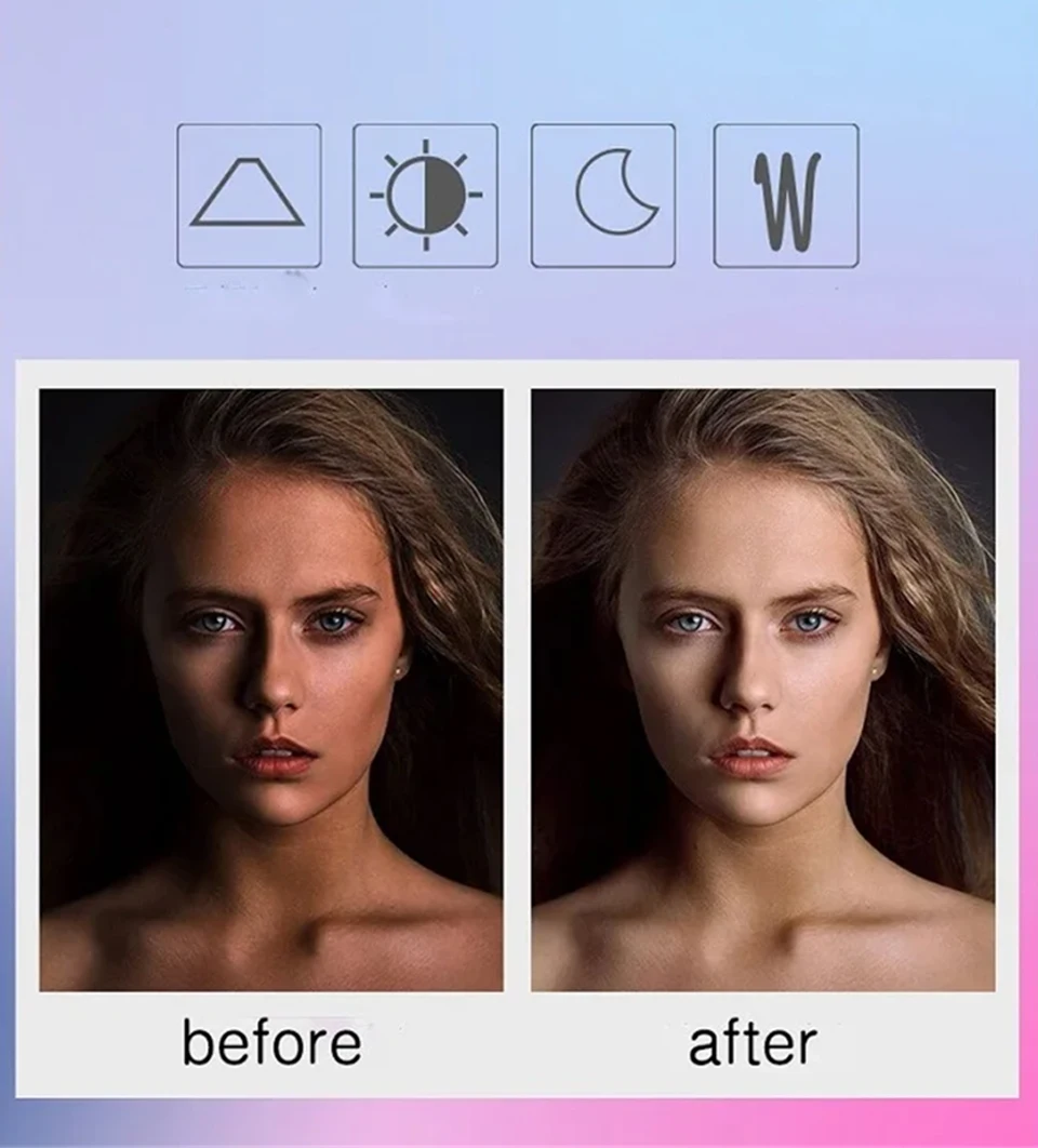 المحمولة LED مصباح الهاتف لايف فيديو الجمال ضوء العالمي الهاتف المحمول صورة شخصية ملء ضوء USB تهمة التصوير كليب مصباح مصمم على شكل حلقة