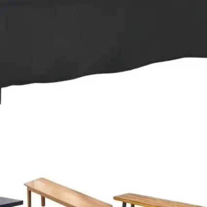 Windproof Outdoor Furniture Cover Outdoor Chair Cover Black Outdoor Long Chair Cover 210D Waterproof Oxford Fabric