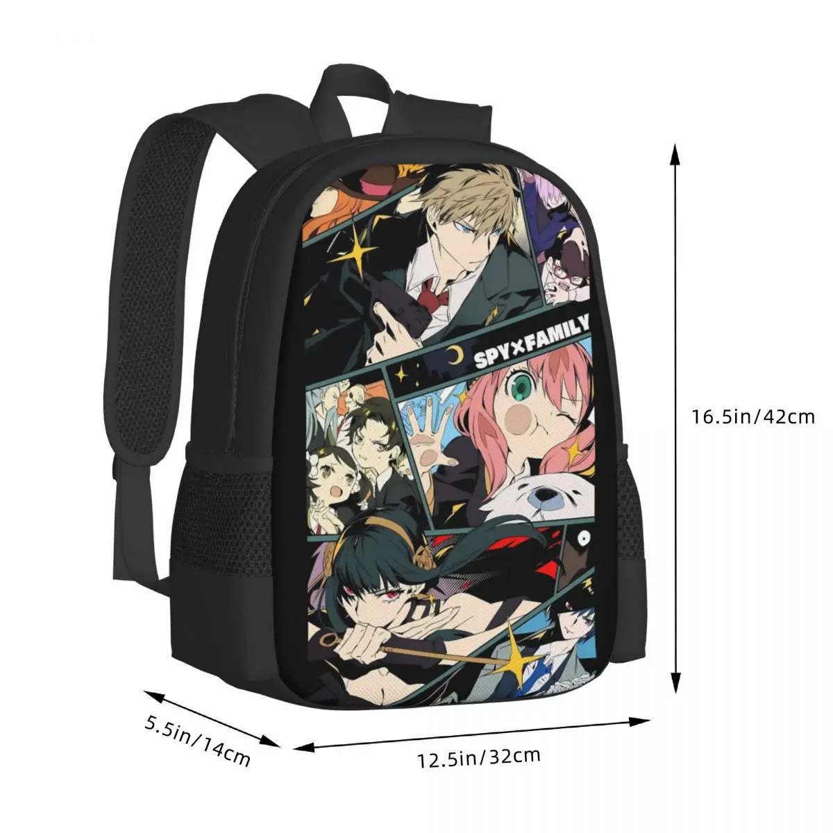 Anime Spy Family Anya Travel Laptop Backpack Bookbag Casual Daypack College School Computer Bag for Women & Men