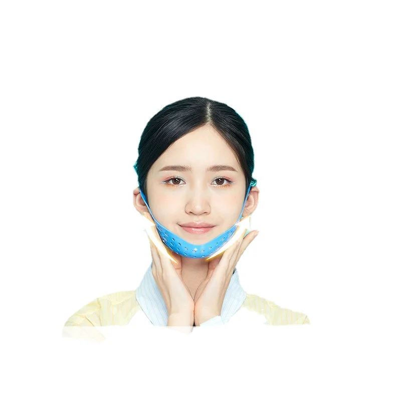 

Effective Lifting and Closing Chin V Face Mask Silicone Upper Lifting and Tightening V Face Ear-Hanging Straightening Double