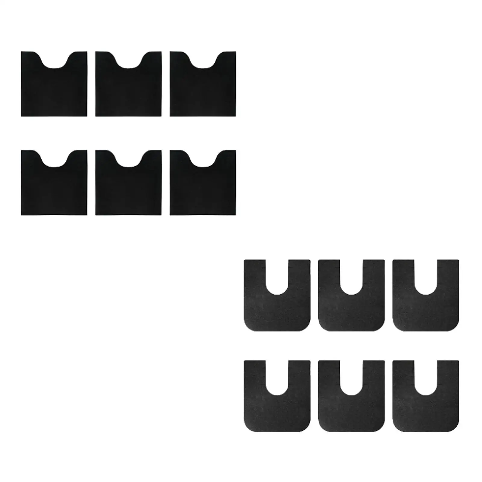 6x Bathroom Rugs Portable Anti Slip Bath Rugs for Home Decor Hotel Apartment