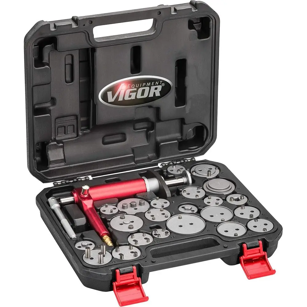

23-Piece Pneumatic Brake Piston Reset Tool Set for Various Car Models