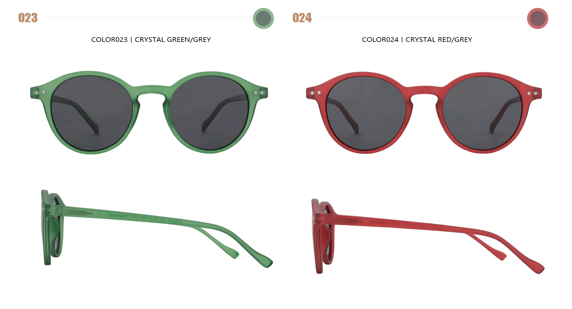 ZENOTTIC (S-Größe) Retro kreisförmige polarisierte Sonnenbrille 2024, Herren Damen, Vintage, kleine runde Sonnenbrille, UV400-Brille – Detail 19