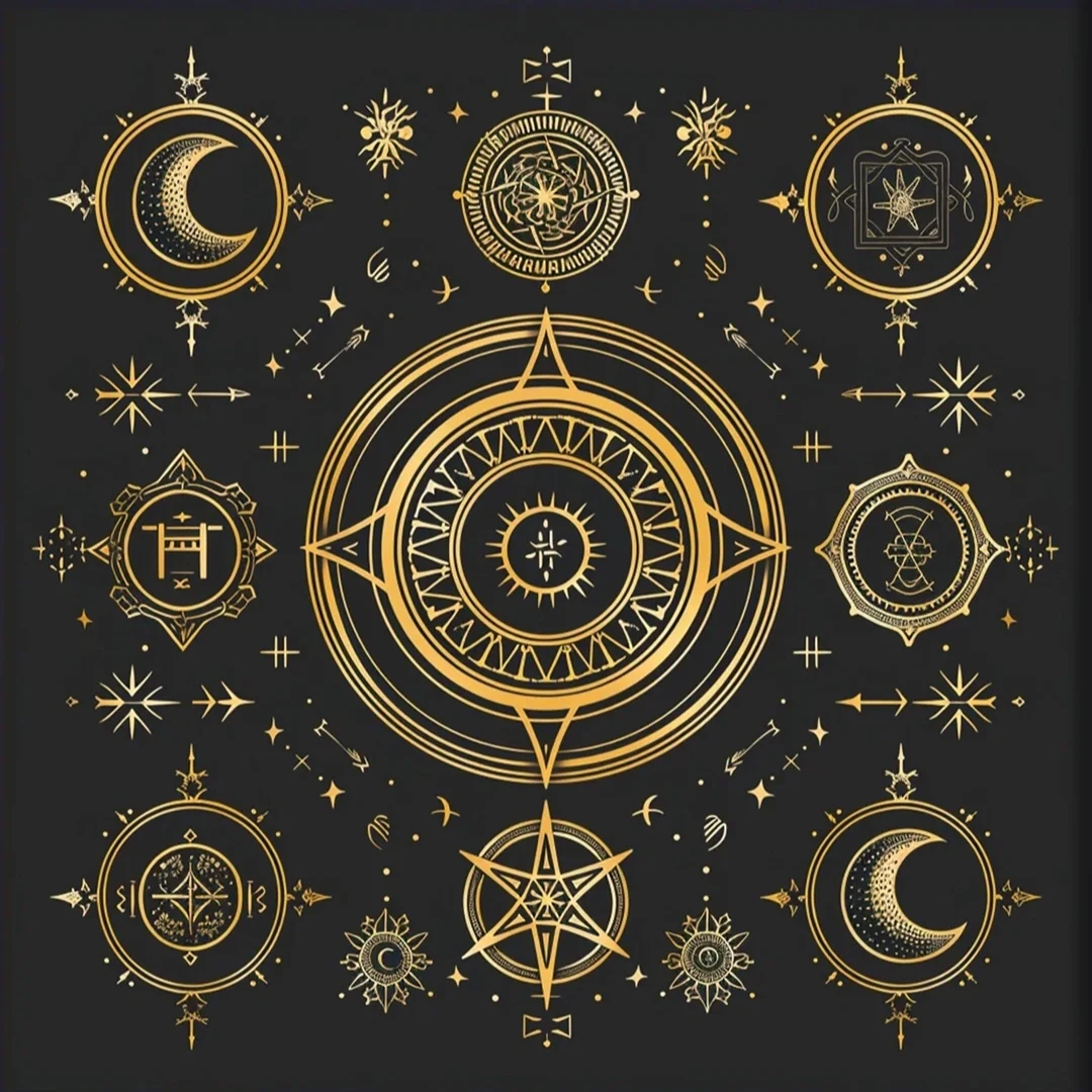 الجلد المدبوغ المخملية التارو مفرش المائدة رون العرافة مذبح التارو التصحيح غطاء الطاولة للسحرة ألعاب المجلس اليومية بطاقة الوسادة #6