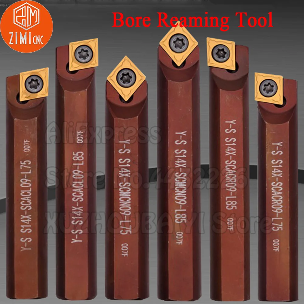 1pc S10X S12 S14X SCMCN06 SCACR06 SCACL SCMCN09 SCBCR09 SCBCL09 L45 L55 L65 L75 L85 Turning Tools CNC Toolholder bar