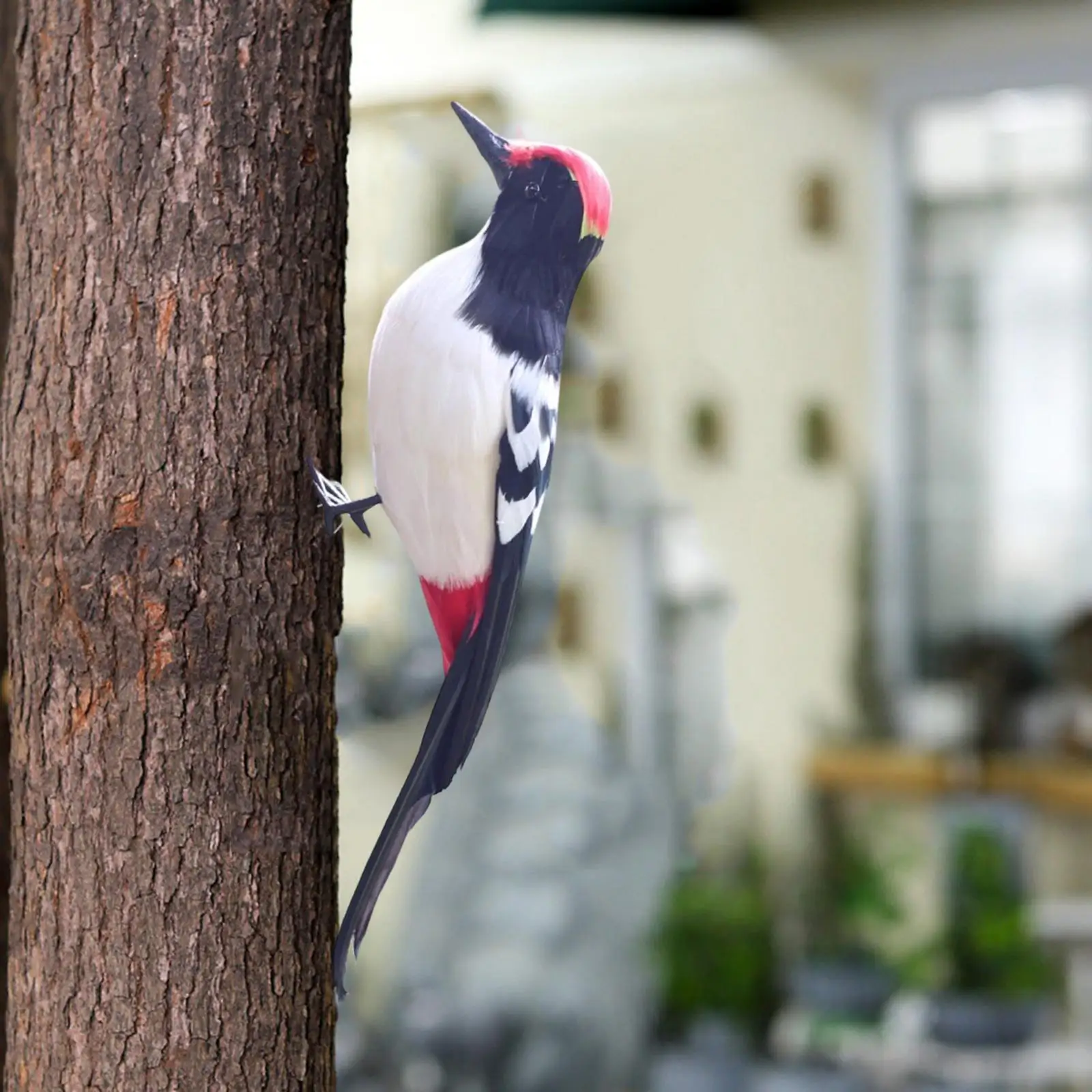 Simulation Woodpecker Model Realistic Sculpture for Courtyard Lawn Outdoor
