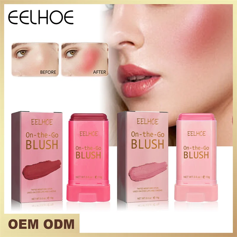 Blush Stick Rich Color 42g Blush Make Up balsamo Contouring facile da colorare Solid Rouge trucco viso crema cremosa Blush