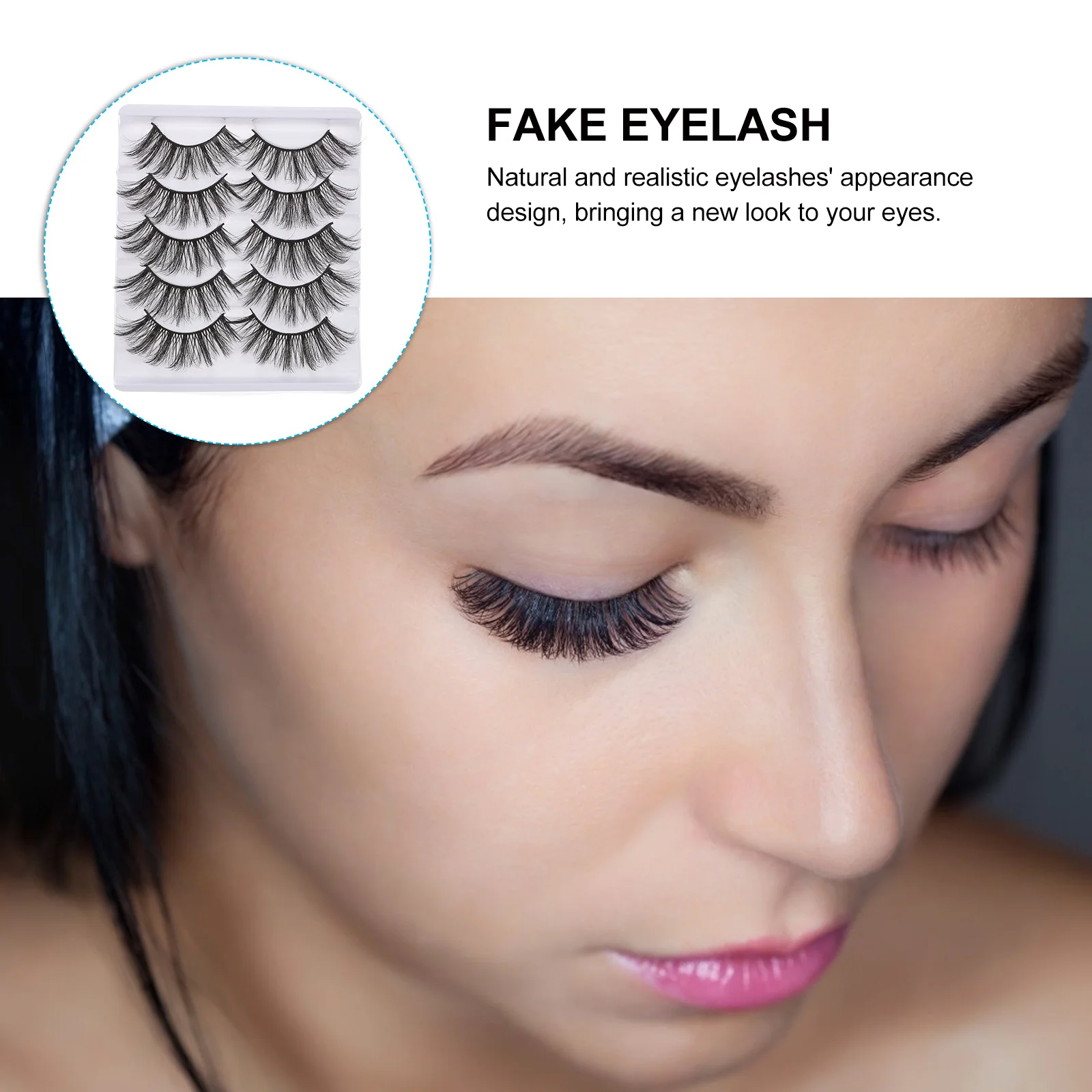 

False Eyelash Extensions Natural Look Easy Apply Remove Long-Lasting Curl Gift Idea for Women Girls Beginner Friendly
