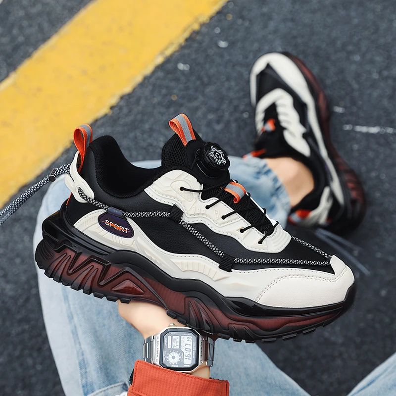 حذاء رجالي أحذية رياضية الذكور تنيس أحذية فاخرة رجالي المشي مدرب غير رسمي سباق تنفس أحذية بدون كعب أنيقة احذية الجري للرجال #6