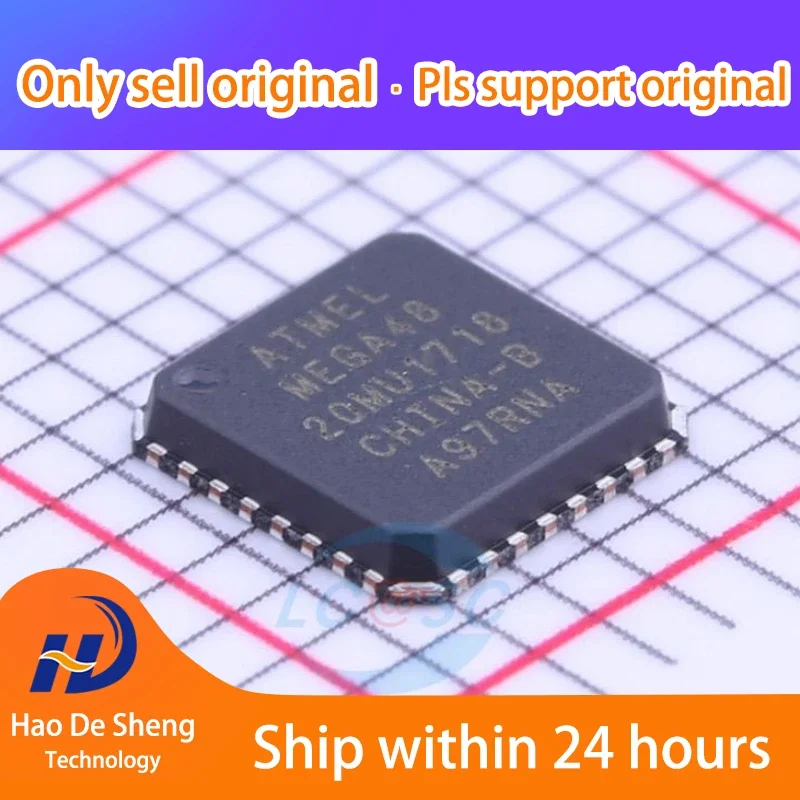 10PCS/LOT ATMEGA48-20MU ATMEGA48-20 MLF-32 New Original in Stock