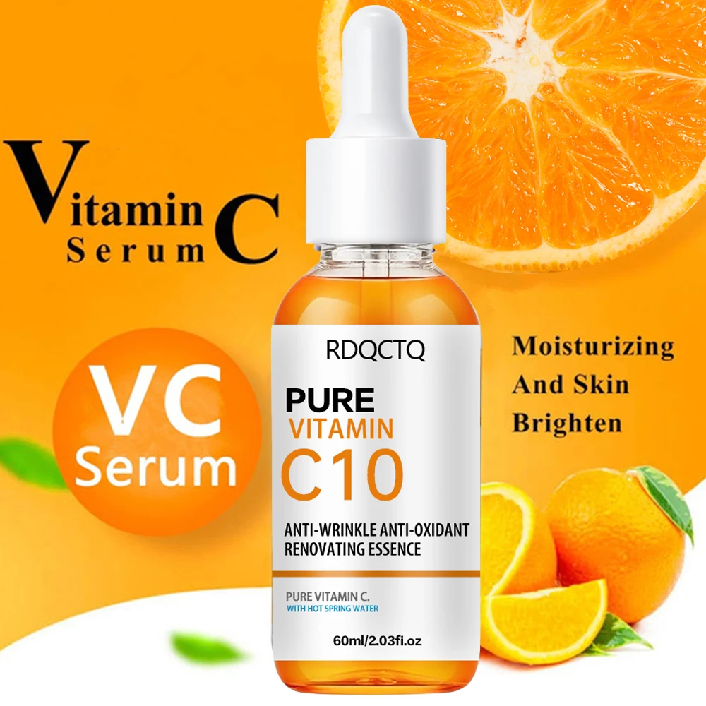 Suero puro de vitamina C C10 con agua termal de manantial |   Aumento antioxidante |   Cuidado revitalizante de la piel |   Nutrir la piel diaria