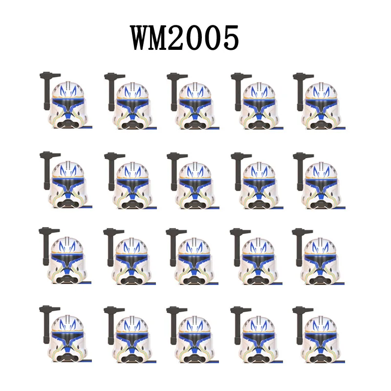 

20pcs/set Building Blocks WM6095 Rex Brick Figure Jesse Commander Cody mini Assembly Toys CLONE FORCE 99 Wrecker Crosshair