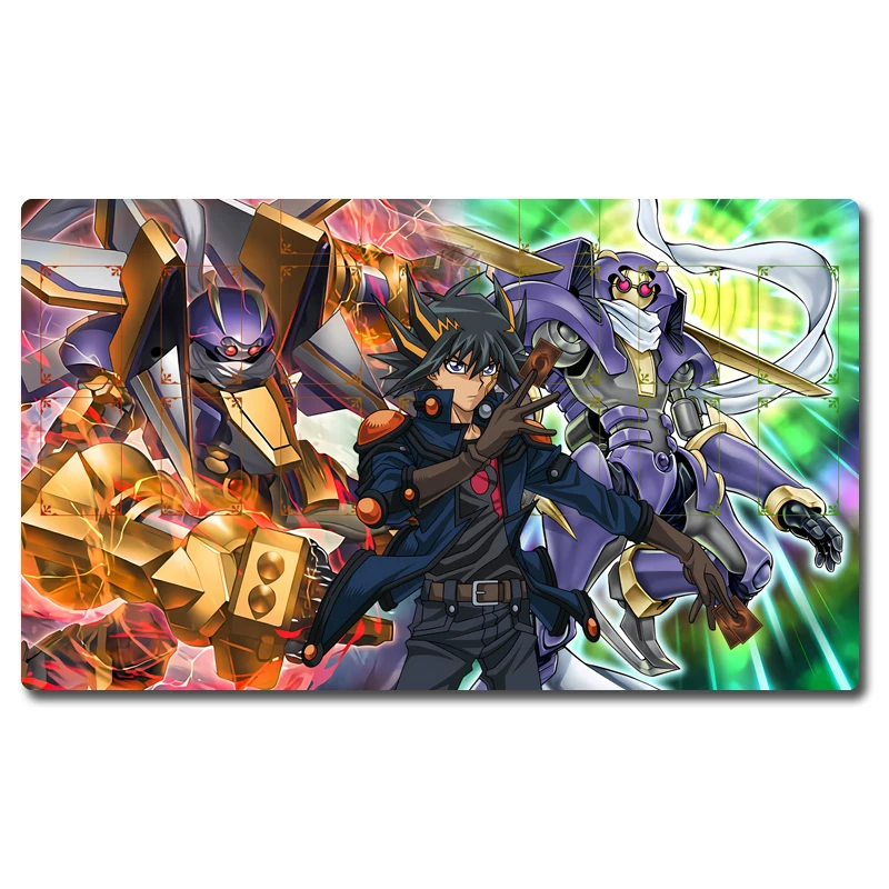 Yu-Gi-Oh! 5D's Yusei Fudo Junk Warrior Play Mat Yugioh TCG OCG Trading Card  Games Mat Duel Plate Rubber Card Mat Mouse Pad - AliExpress 26